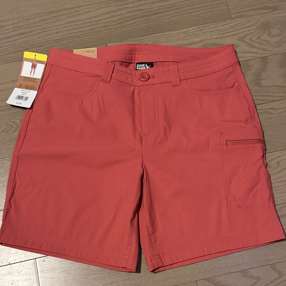 size 6 Eddie Bauer Coral Shorts